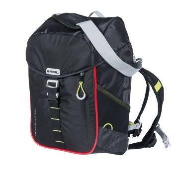 RUGZAK BASIL MILES NORDLIGHT • ZWART