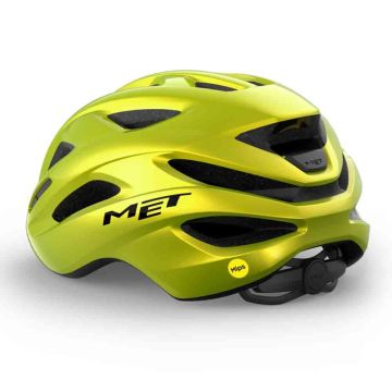 MET Idolo MIPS fietshelm in geel met compacte en sportieve uitvoering maat M/L