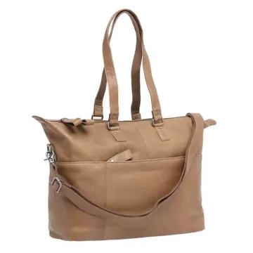 LEDEREN SCHOUDERTAS NEW LOOXS VERLA • 21L • COGNAC
